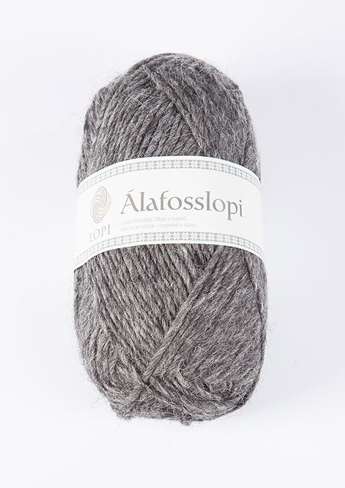 Álafoss Lopi - 0058 - dark grey heather - Álafoss - Since 1896