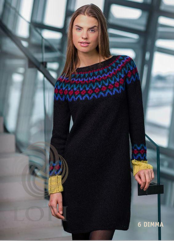 Dimma Women Wool Dress Black Dimma Women Wool Dress Black