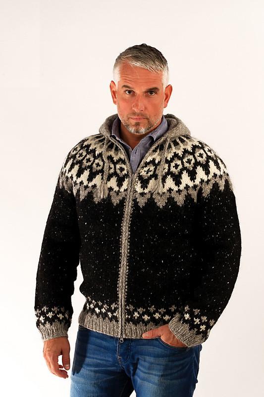 Frost Hooded Wool Cardigan - Main Image