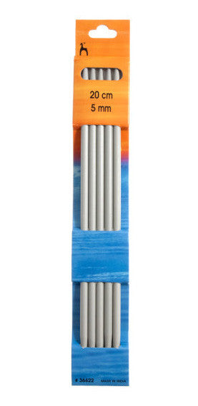 5.0 mm / 20 cm -  Double ended knitting needles - Álafoss - Since 1896