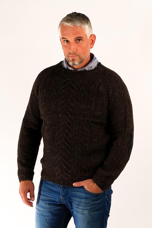 Gudbjartur Wool Sweater Sheep Black - Álafoss - Since 1896