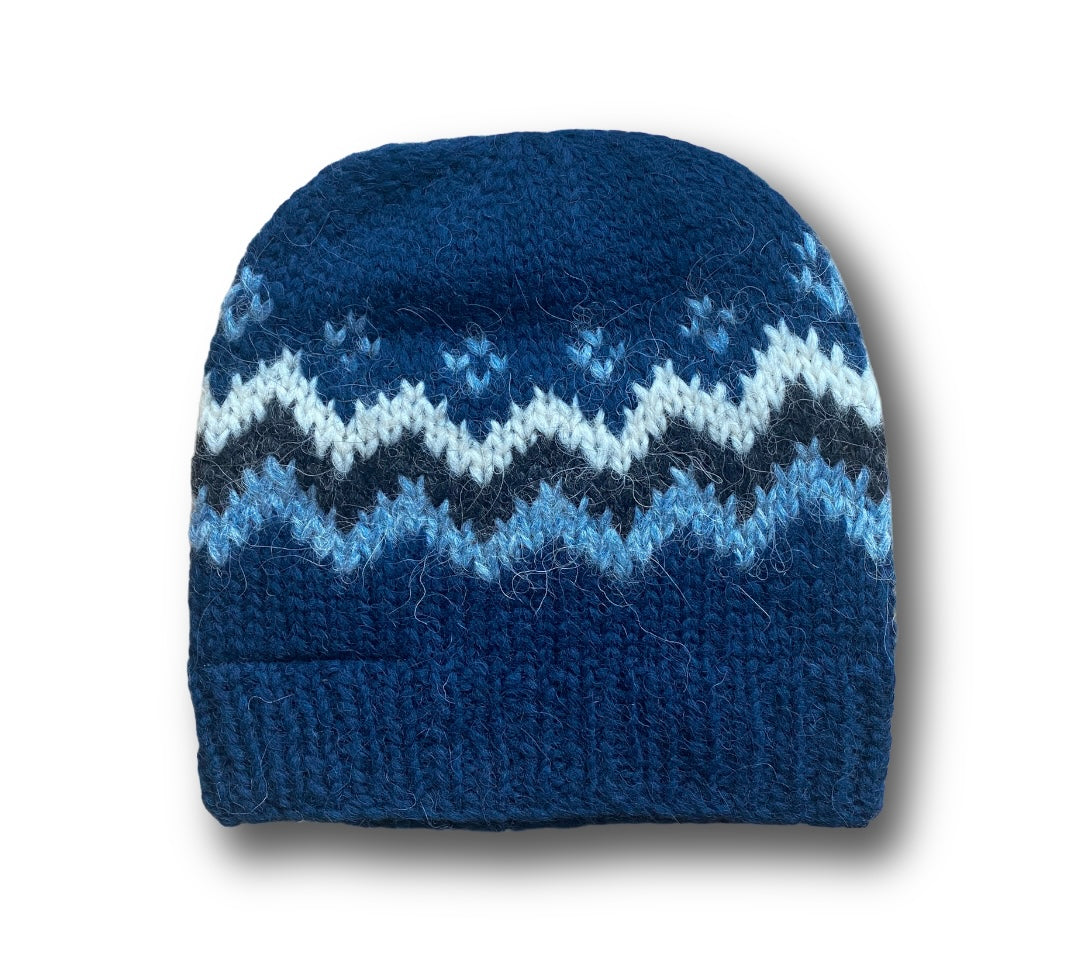 Traditional Wool Hat - Blue