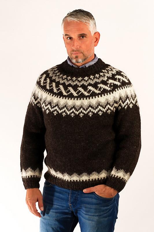 Traditional Wool Pullover Black - Álafoss - Since 1896