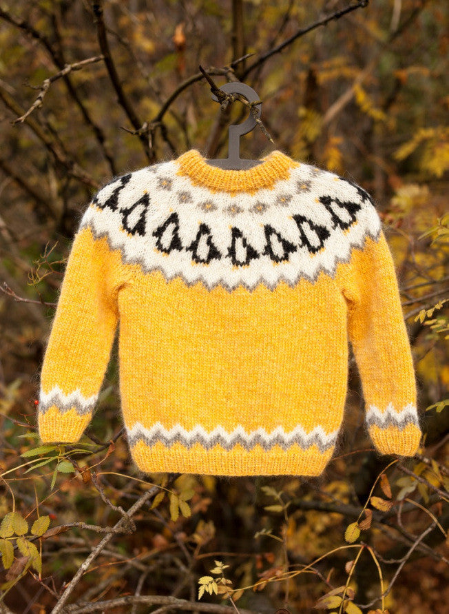 Penguin Children's Wool Sweater - Free Pattern - Álafoss - Since 1896
