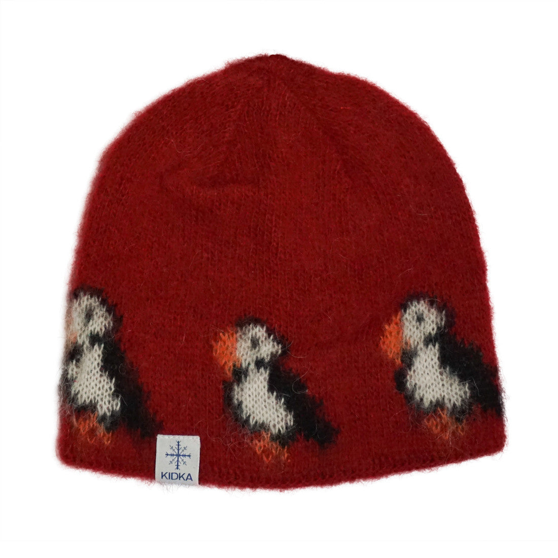Kidka wool hat - Puffin - Red - Álafoss - Since 1896