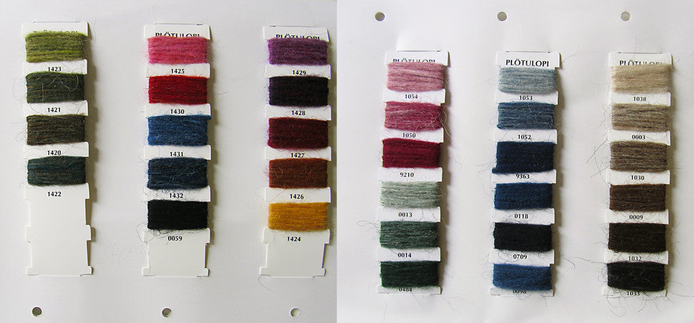 Plotulopi - Color Sample Card - Álafoss - Since 1896